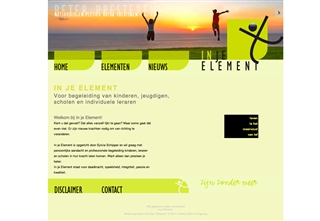Webbly In Je Element zojuist online gegaan