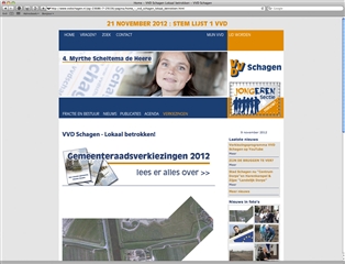 Nieuwe website VVD Schagen
