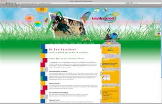 Logo en website voor De Lourdesschool in Westbeemster