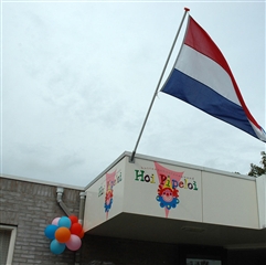 Het aangepaste logo