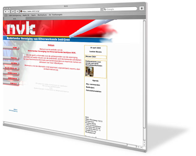Website voor NVK