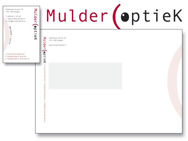 De nieuwe huisstijl voor Mulder Optiek