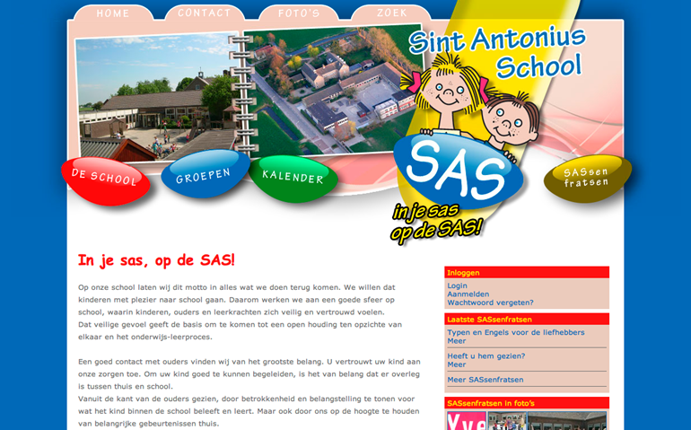 De nieuwe site van de Antoniusschool