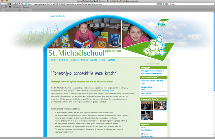 Nieuwe website voor de Michaelschool