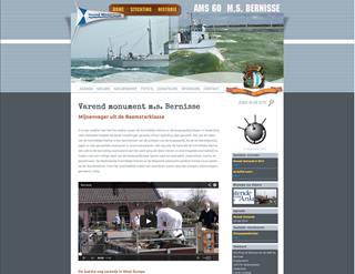 De nieuwe website voor de MS Bernisse