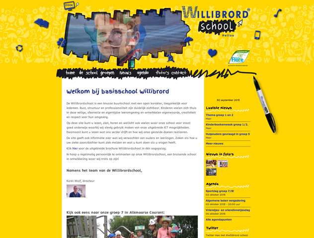 De nieuwe website van de Willibrordschool