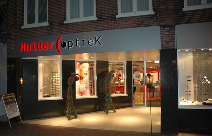 De chique gevel van Mulder Optiek