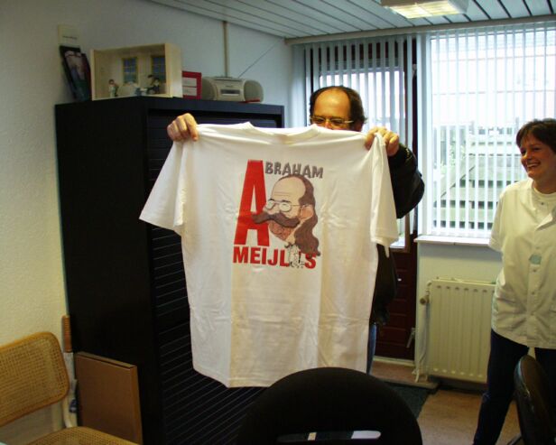 Tandarts Fred Meijlis ziet Abraham